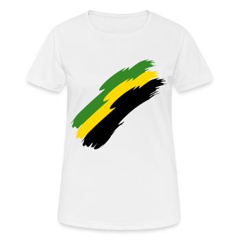 Jamaica - Women's Breathable T-Shirt - white - Front - AI Model Female 172 dark (172cm)
