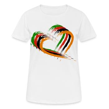 Zambie - T-shirt respirant Femme - blanc - Devant - AI Model Female 172 dark (172cm)