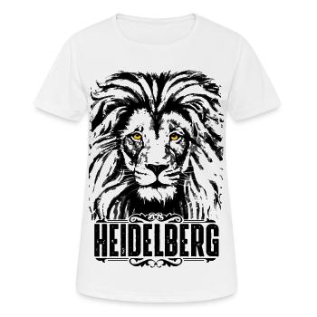 Heidelberg - Heidelberger Löwe - Frauen T-Shirt atmungsaktiv - Weiß - Vorne - AI Model Female 172 dark (172cm)