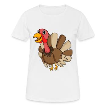 Turquie - T-shirt respirant Femme - blanc - Devant - AI Model Female 172 dark (172cm)