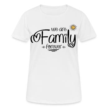 Famille - T-shirt respirant Femme - blanc - Devant - AI Model Female 172 dark (172cm)