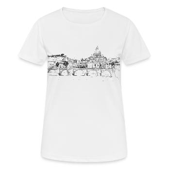 Rome - Women's Breathable T-Shirt - white - Front - AI Model Female 172 dark (172cm)