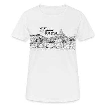 Rome - Women's Breathable T-Shirt - white - Front - AI Model Female 172 dark (172cm)
