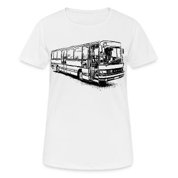 Setra S 213 UL - Frauen T-Shirt atmungsaktiv - Weiß - Vorne - AI Model Female 172 dark (172cm)