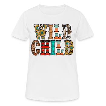 Wild Child - Women's Breathable T-Shirt - white - Front - AI Model Female 172 dark (172cm)