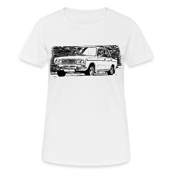 WAS 2103 Lada 1500 Schiguli - T-shirt respirant Femme - blanc - Devant - AI Model Female 172 dark (172cm)