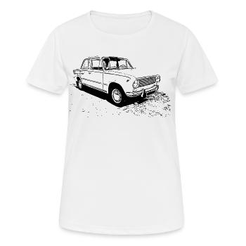 WAS 2101, VAZ-2101 - T-shirt respirant Femme - blanc - Devant - AI Model Female 172 dark (172cm)