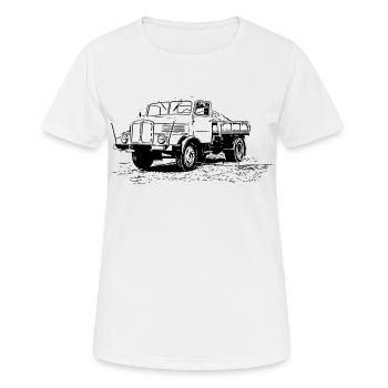 IFA H3 Kipper - Frauen T-Shirt atmungsaktiv - Weiß - Vorne - AI Model Female 172 dark (172cm)