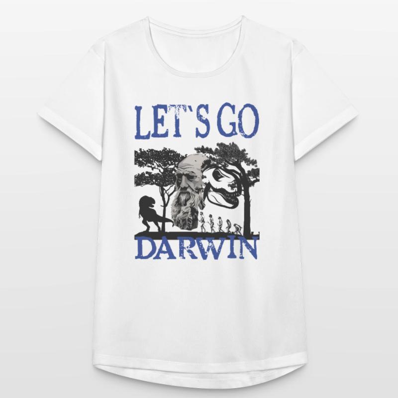 Charles Darwin Evolution textile gift idea Women's Breathable T-Shirt