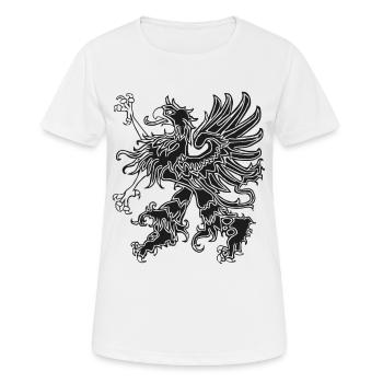 Vorpommern Greif - Frauen T-Shirt atmungsaktiv - Weiß - Vorne - AI Model Female 172 dark (172cm)