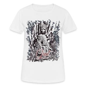 Wurzelmännlein Groot - T-shirt respirant Femme - blanc - Devant - AI Model Female 172 dark (172cm)