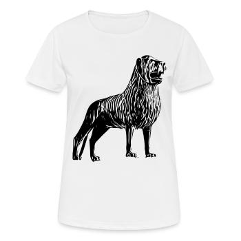 Lion de Brunswick - T-shirt respirant Femme - blanc - Devant - AI Model Female 172 dark (172cm)