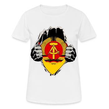 LA RDA sous le maillot - T-shirt respirant Femme - blanc - Devant - AI Model Female 172 dark (172cm)