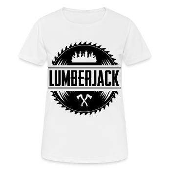 Lumberjack - Women's Breathable T-Shirt - white - Front - AI Model Female 172 dark (172cm)