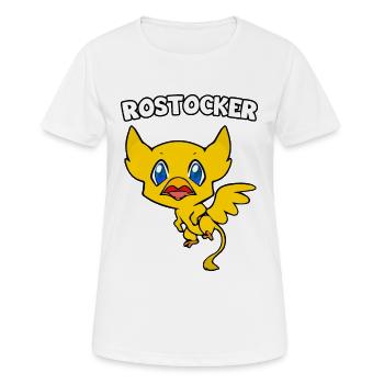 Rostocker Baby Greif - Frauen T-Shirt atmungsaktiv - Weiß - Vorne - AI Model Female 172 dark (172cm)