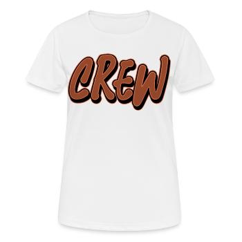 Crew - Women's Breathable T-Shirt - white - Front - AI Model Female 172 dark (172cm)
