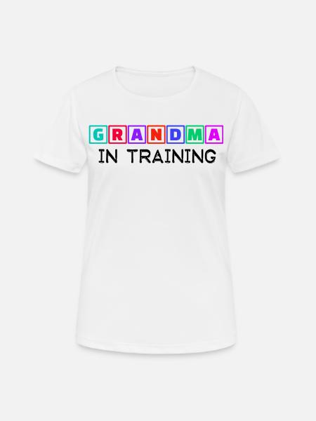 Humorous Statement Grandmother Grandma Old Woman - Women's Breathable T-Shirt - white