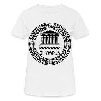Die Domäne der Götter (schwarz) - Frauen T-Shirt atmungsaktiv - Weiß - Vorne - AI Model Female 172 dark (172cm)