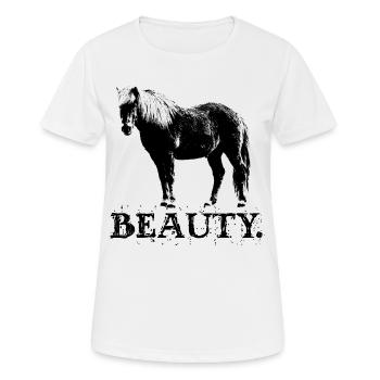 Horse fan Horses Saying Icelandic horses Icelandic - Women's Breathable T-Shirt - white - Front - AI Model Female 172 dark (172cm)