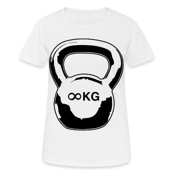 Round weight - Women's Breathable T-Shirt - white - Front - AI Model Female 172 dark (172cm)