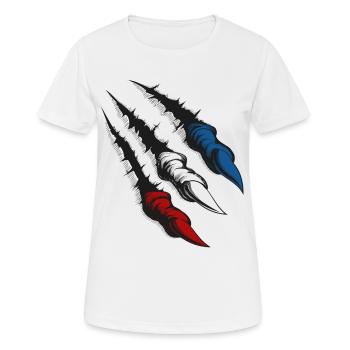 Griffes de Rostock - T-shirt respirant Femme - blanc - Devant - AI Model Female 172 dark (172cm)