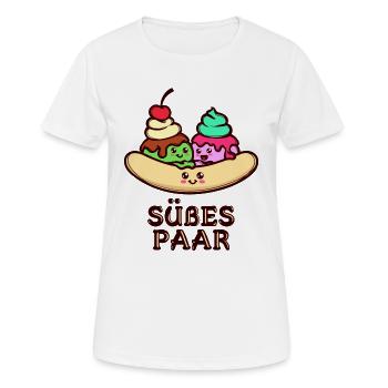 Nachspeise Süßigkeiten Naschen Backen Statement - Frauen T-Shirt atmungsaktiv - Weiß - Vorne - AI Model Female 172 dark (172cm)