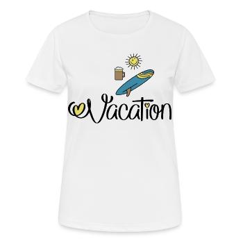 Fêtes et célébrations - T-shirt respirant Femme - blanc - Devant - AI Model Female 172 dark (172cm)