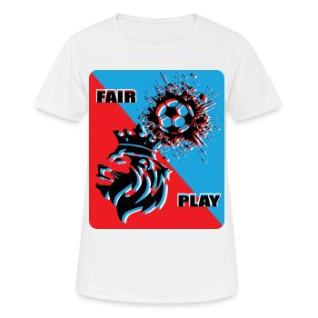 Football Fan - T-shirt respirant Femme - blanc - Devant - AI Model Female 172 dark (172cm)