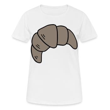 Croissant - Women's Breathable T-Shirt - white - Front - AI Model Female 172 dark (172cm)
