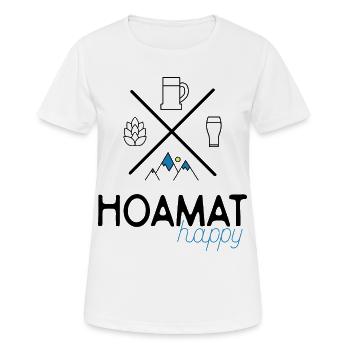 Heimat - Frauen T-Shirt atmungsaktiv - Weiß - Vorne - AI Model Female 172 dark (172cm)