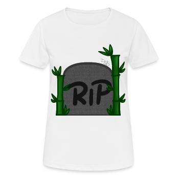 Zerreißen! Von Pousse2Bambou ! - Frauen T-Shirt atmungsaktiv - Weiß - Vorne - AI Model Female 172 dark (172cm)