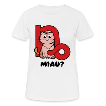 Steinbock Spruch Aberglaube Horoskop Sternzeichen - Frauen T-Shirt atmungsaktiv - Weiß - Vorne - AI Model Female 172 dark (172cm)