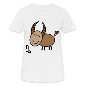 Horoscope Capricorn Astronomy Galaxy Astrology - Women's Breathable T-Shirt - white - Front - AI Model Female 172 dark (172cm)