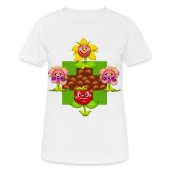 Hobby gardener - Women's Breathable T-Shirt - white - Front - AI Model Female 172 dark (172cm)