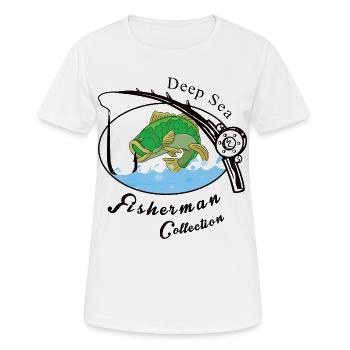 Fischer Collection - Women's Breathable T-Shirt - white - Front - AI Model Female 172 dark (172cm)