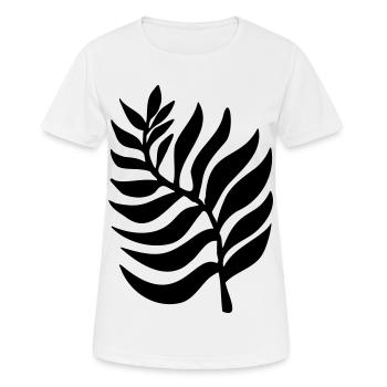 Plantes végétales - T-shirt respirant Femme - blanc - Devant - AI Model Female 172 dark (172cm)