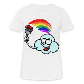 Rainbow Lgbt Sexuality Rights of homosexuals - Women's Breathable T-Shirt - white - Front - AI Model Female 172 dark (172cm)