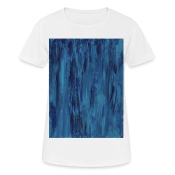 Das ruhige Meer - Frauen T-Shirt atmungsaktiv - Weiß - Vorne - AI Model Female 172 dark (172cm)