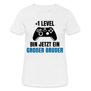 Schwangerschaft Schwanger Babybauch Statement - Frauen T-Shirt atmungsaktiv - Weiß - Vorne - AI Model Female 172 dark (172cm)