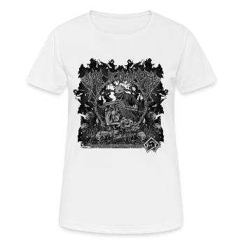 Mechanic, Car, V8, Muscle Car, Garage - Women's Breathable T-Shirt - white - Front - AI Model Female 172 dark (172cm)