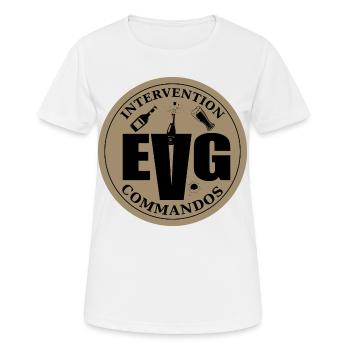 EVG - T-shirt respirant Femme - blanc - Devant - AI Model Female 172 dark (172cm)