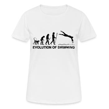 Float Evolution - Women's Breathable T-Shirt - white - Front - AI Model Female 172 dark (172cm)