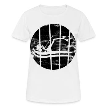 Float sketch - Women's Breathable T-Shirt - white - Front - AI Model Female 172 dark (172cm)