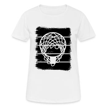 Basketball hoop - Women's Breathable T-Shirt - white - Front - AI Model Female 172 dark (172cm)