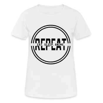 Cool Anime Spruch Manga Asiatisch Popkultur - Frauen T-Shirt atmungsaktiv - Weiß - Vorne - AI Model Female 172 dark (172cm)