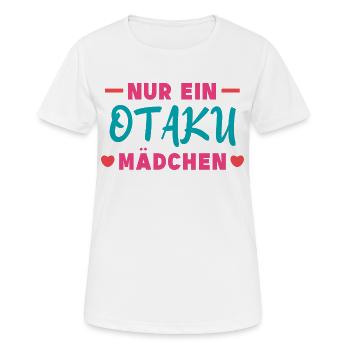 Popkultur Manga Asien Herz Anime Nerdy Otaku - Frauen T-Shirt atmungsaktiv - Weiß - Vorne - AI Model Female 172 dark (172cm)