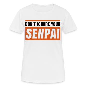 Popkultur Japan Kanji Manga Anime Statement - Frauen T-Shirt atmungsaktiv - Weiß - Vorne - AI Model Female 172 dark (172cm)