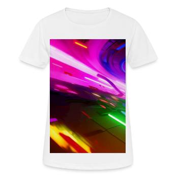 Muster und Formen - Frauen T-Shirt atmungsaktiv - Weiß - Vorne - AI Model Female 172 dark (172cm)