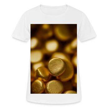 Gold Pieces - Women's Breathable T-Shirt - white - Front - AI Model Female 172 dark (172cm)