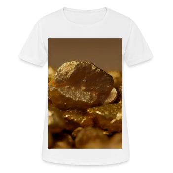 Gold Pieces - Women's Breathable T-Shirt - white - Front - AI Model Female 172 dark (172cm)